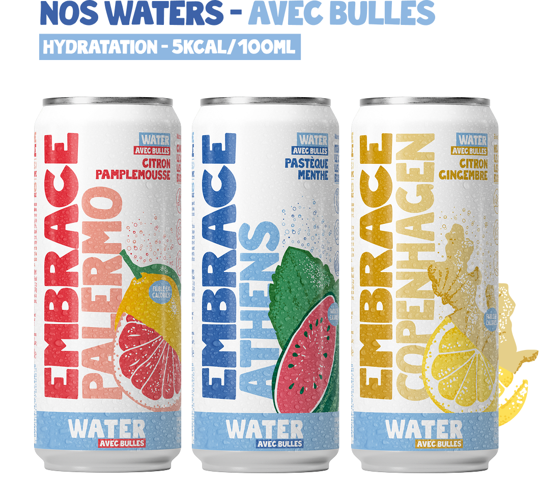 12 CANETTES DE NOS WATER AVEC BULLES ;)